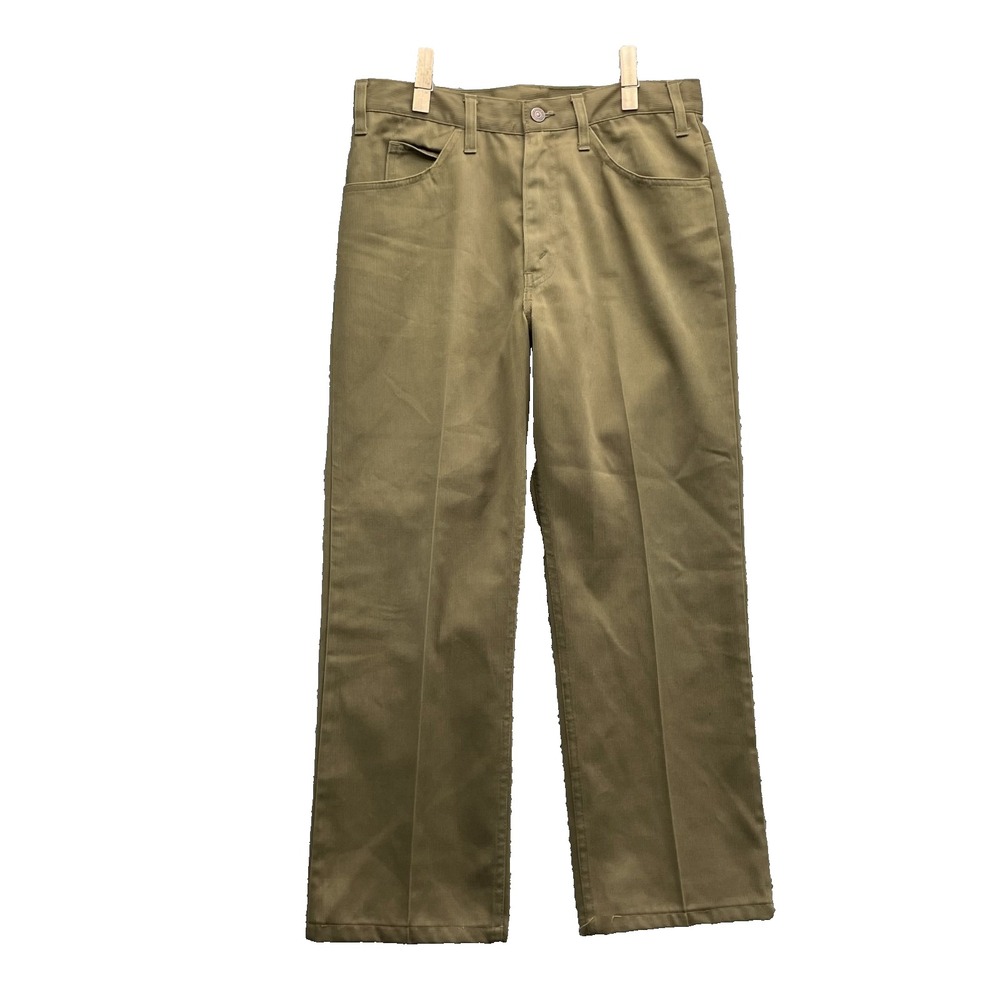 VTG Levi Sta-Prest Trouser Pant Men 31x27* Academia Business 70s 80s Made in USA